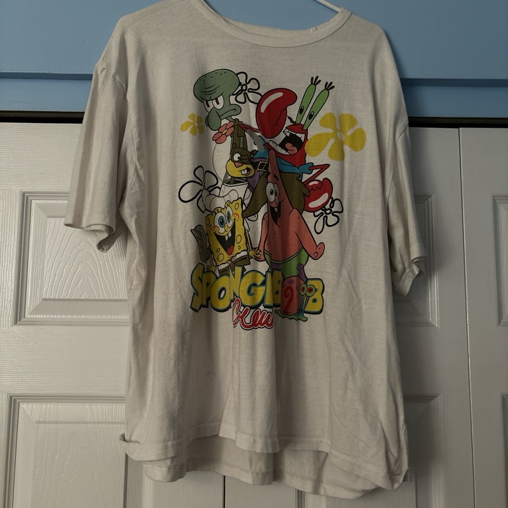 SpongeBob SquarePants white t-shirt